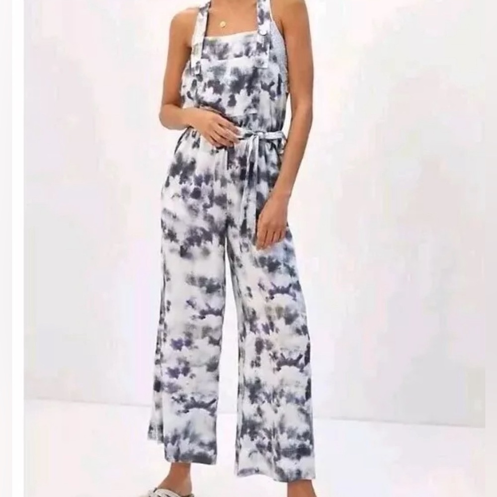 CLOTH & STONE by Anthropology Blue Tie Dye Boho size xs